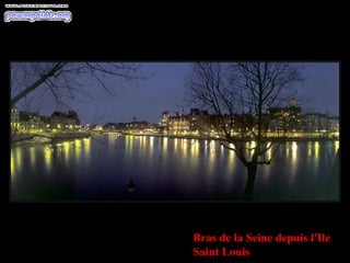 Bras de la Seine depuis l'Ile
Saint Louis
 