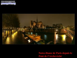 Notre-Dame de Paris depuis le
Pont de l'Archevéché
 
