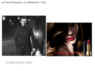 La French Etiquette > Le rafﬁnement > Chic
Le minimalisme du noir et blanc
 