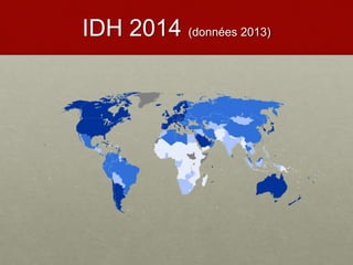 IDH 2014 (données 2013)
 