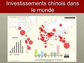 Investissements chinois dans
le monde
 