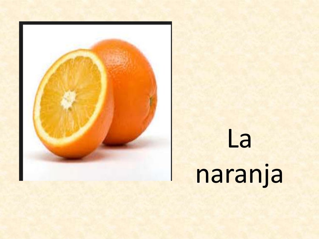 La fruta me gusta