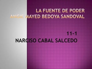 11-1
NARCISO CABAL SALCEDO
 