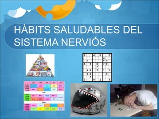 HÀBITS SALUDABLES DEL
SISTEMA NERVIÓS
 