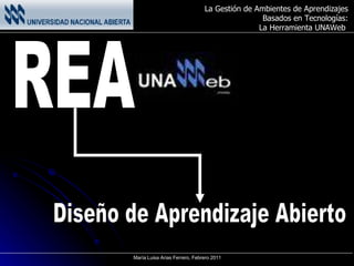 REA Diseño de Aprendizaje Abierto 