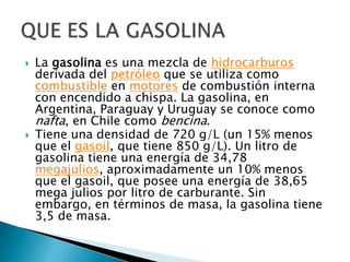 GASOLINA - Définition et synonymes de gasolina dans le