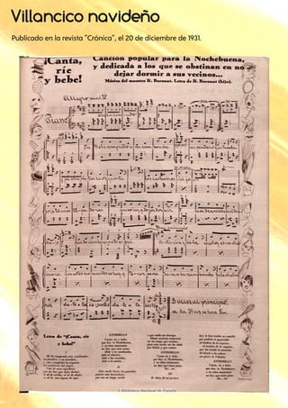 Villancico navideño
Publicado en la revista "Crónica", el 20 de diciembre de 1931.
 