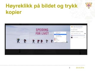 Høyreklikk på bildet og trykk
kopier
28.04.20163
 