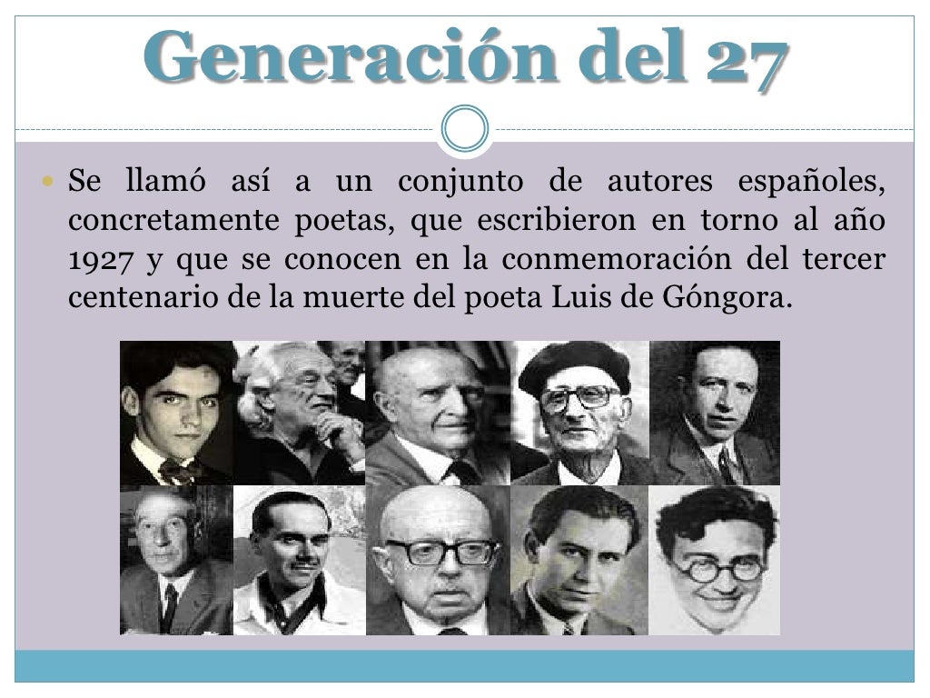 La Generacion Del 27 On Emaze - vrogue.co