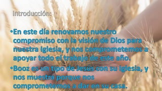 La generosidad de booz con ruth 1 13-19 | PDF