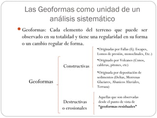 La geomorfología y su alcance | PPT