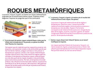 ROQUES METAMÒRFIQUES
 