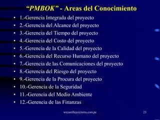 LA GERENCIA DE PROYECTOS EN CONSTRUCCION minimizado.ppt