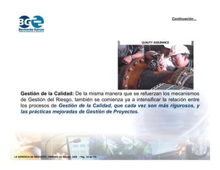 La Gerencia de Proyecto bajo el enfoque del PMI | PDF