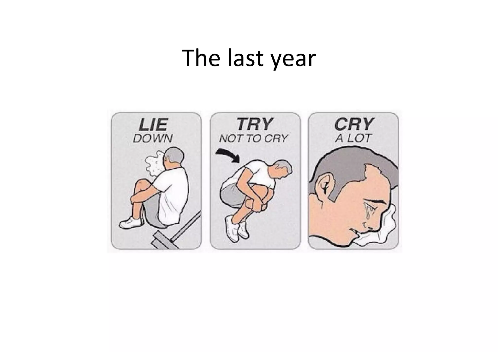 The	
  last	
  year	
  
 