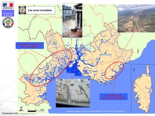 7
Préfecture de
la zone sud
Présentation ENTPE 28 janvier 2011
Des épisodes fréquents
de « crues éclair »
Une même zone
touchée en 2010 et 2011
 