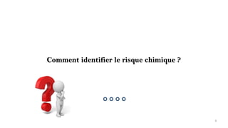 Comment identifier le risque chimique ?
8
 
