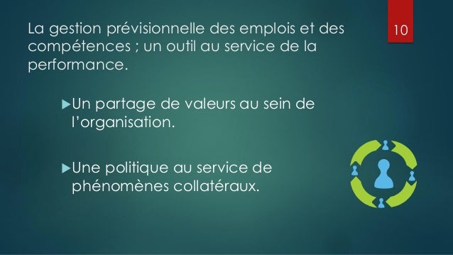 La gestion prévisionnelle des emplois et des compétences