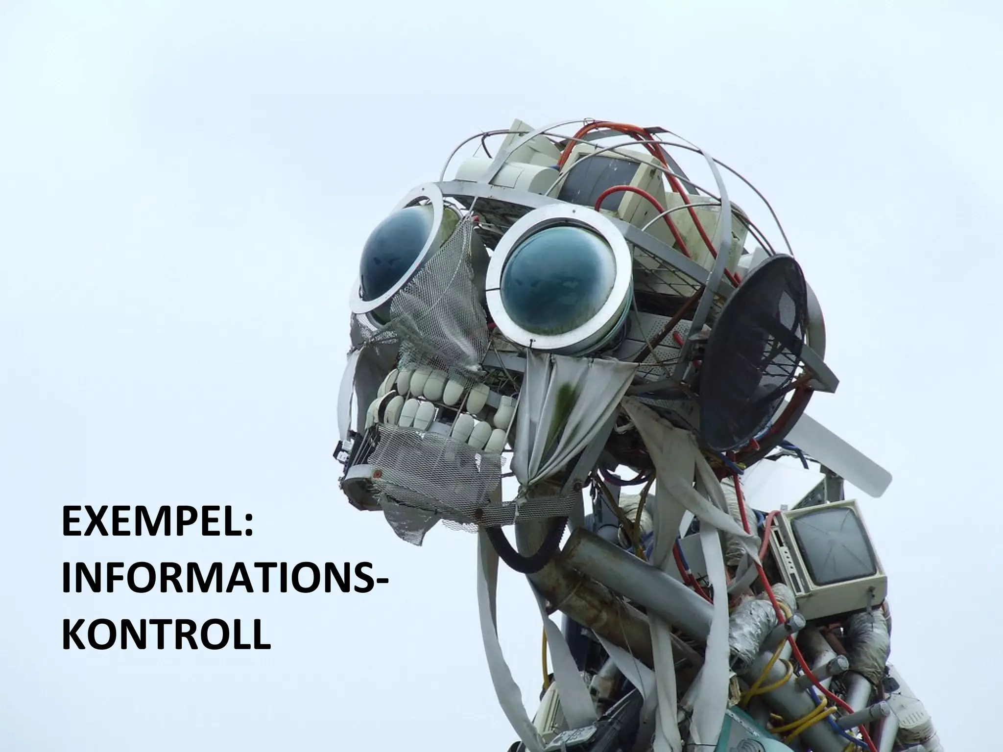 EXEMPEL:
INFORMATIONS-
KONTROLL
 