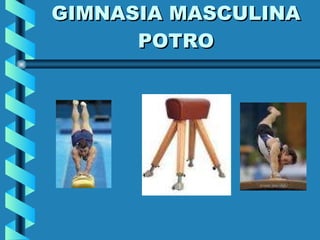 GIMNASIA MASCULINA POTRO 
