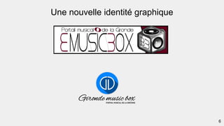 Une nouvelle identité graphique
6
 