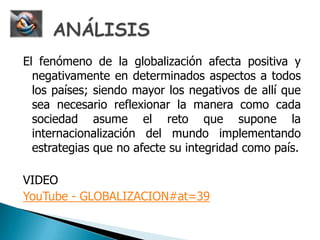 Privatización de empresas públicas. 