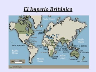 El Reparto de África Ambos soñaron con crear imperios continuos. De Norte a Sur los británicos: desde Egipto a Sudáfica (El Cairo - El Cabo) 