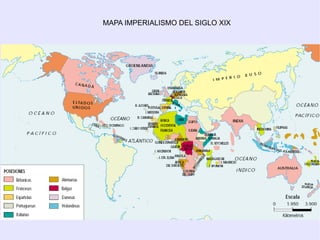 MAPA IMPERIALISMO DEL SIGLO XIX 