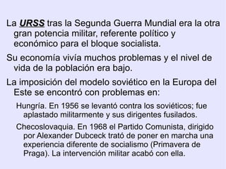 CAUSAS PROCESO  DESCOLONIZADOR Deseo de independencia Movimientos nacionalistas Desprestigio de las metrópolis Movimiento opuesto al  colonialismo Apoyo de las grandes  potencias Carta del  Atlántico  (1941) Declaración de La ONU (1946) Declaración Universal de los Derechos Humanos (1948) Neocolonialismo TERCER  MUNDO Países No Alineados 