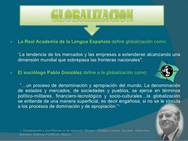 La globalizacion