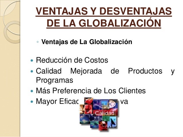 La globalizacion