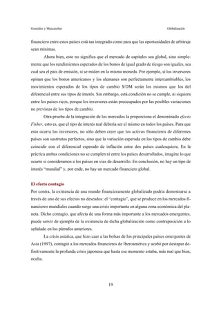 La globalizacion y los mercados financieros | PDF