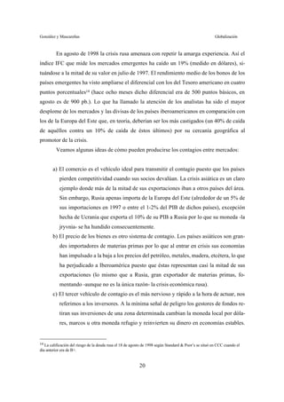 La globalizacion y los mercados financieros | PDF