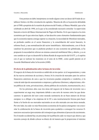 La globalizacion y los mercados financieros | PDF