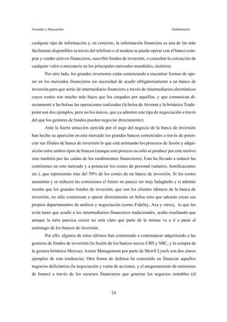 La globalizacion y los mercados financieros | PDF