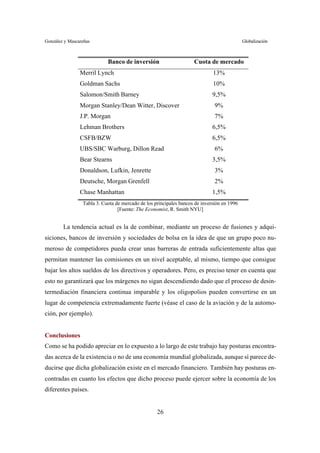La globalizacion y los mercados financieros | PDF