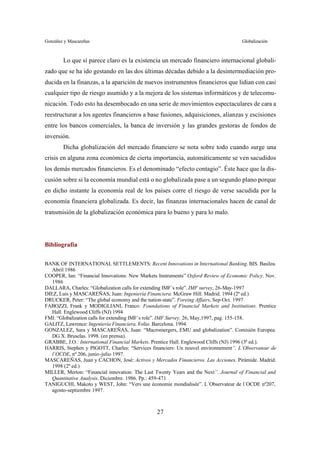La globalizacion y los mercados financieros | PDF