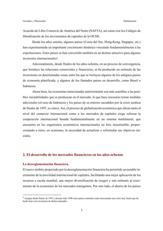 La globalizacion y los mercados financieros | PDF