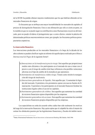 La globalizacion y los mercados financieros | PDF