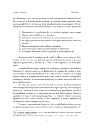 La globalizacion y los mercados financieros | PDF