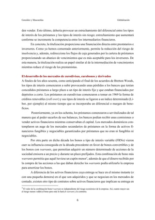 La globalizacion y los mercados financieros | PDF