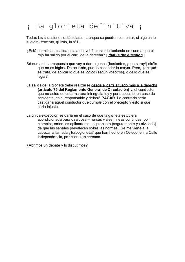 La glorieta definitiva