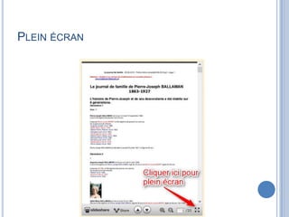 PLEIN ÉCRAN 
 