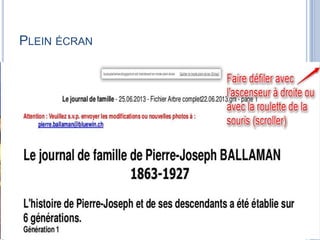 PLEIN ÉCRAN 
 
