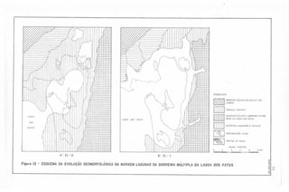 ~

nn

MA~

:xx

I(

~

.

"""."

I ; ".. f
"

I

":

,".

~

f

""

I

?
!

({

':-.!f:-""',

i, ".

""""'.

I

:...'..'
".

"""



"'-""
.

'MO'
DOS
PATOS



.

{

7l;

~
)

..

':",""""''''''

,.<,,,-,,

'

"""

::::!

,

i

,I

I
I:
:'

[
I'j

SIMBOLOGIA

~
~

DEPÓSITOSEÓLlCOS DA COXILHA DAS
LOMBAS

~

TERRAÇO MARINHO

lfFFfFR

Ii

.

LAGOA

OOS PATOS

~

:

".

f:

I

./

I ;,'

/

I

~

~

:

"

.!

l

Y

,

'>::~':,.,..:
"""

!

i



"""""": ,:
".
", ",:",:"
...

,
"

1'

',

r.

V

I

T

,

...,y.--,~'~

::"

I

"

, ;,,'

"

I
,

I

I

,I

.~'

:,'1"""

~I LlII4iII~
I

(
,
I

i

.

==

li

""" (1""""~'" "

I

"

I1I1111I1
~

v

~
.

'/

[[]]I]]

DEPÓSITOS LAGUNARES E PALUDAIS

.,.

"""'r""""

I

.

r"""~:~

~

('.1111 .t:':l'
I lil
I1
i

I CONFIGURAÇÃO ATUAL

CRISTAS
DEPRAIA
Escala I AOO,OOO

j

I

A:EL-O

4

o

IoIWII...WI.-.....

+

8

12

16 Krn

B: Sl - 1

-.

Figuro 13

DEPÓSITOS EÓLlCOS E MARINHOS DA BAB

(l1fg;g REIRA DA LAGOA DOS PATOS

.

- ESQUEMADA EVOlUÇAO GEOMORFOLOG'CA MARGEMlAGUNAR DA BARREIRA MUlTlPlA
DA

DA lAGOA DOS PATOS

f:!
,~
'§: Ul
~I ,j::,.
~

 