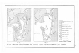 <xxx?9

XJ

1

Wf

"IITI

X rv</

1~W:m

II
'

~

,,"-"0
,/',
I

B

I:;'~

,

~

(


f--

"

-<-<

i;

~
~,

t

",

::

...

''''''0'':':'''--

,;
"

1J
/

(':;'/"""0'

((@/

o,;{

~S:i. .
w/~

LAGOA

.

~



:

:,'

"""'" ,:~::
~.::",,7a1
...

,./1i1

Wo":~::::;"'-""":
"

.,.

'/,

USOA 80S PATOS

~..
"

0

""'-;:"0
1-:Y/o"o""o"

,/,

;1.~~~~...,.

"o

,:,;:,}/1;
//

,

'..,'

<V/I

"""'"

1m
A:EL-f

Figuro14



',:

.

k;;:'k

'",

~'/

~
~

DEPÓSITOS

.
§

Ibt!m

rum

.:

Tm

IG;

~
~
~

4

EÓLICOS

DA COXILHA

DAS

LOMBAS

~
L:::d

DOS
PATOS

SIMBOLOGIA

lti=FfR1

(:.P_'-, t
, ...
,',

~

!Y;;

/

,"

~

% ' --." ~..,i-".

TERRAÇO MARINHO

DEPÓSITOS EÓLlCOS E MARINHOSDA
BARREIRA DA LAGOA DOS PATOS

DEPÓSITOS
TERRAÇO

LAGUNARES E PALUDAIS
LAGUNARAR

CON~GURAÇAO

1

ATUAL

RESÕRDO DE TERRAÇO

CRISTAS DE PRAIA

LEQUE DE DEJEÇÃO
Escola I: 4 00.000
°
4
8
12
10 1
..-_.

16-m

8 : SL 2
-

- ESQUEMADA EVOLUÇÃOGEOMORfOLÓGICA. MARGEM LAGUNAR DA BARREIRA MÚLTIPLA DA LAGOA DOS PATOS
DA

,~
~
'~
U1
.~ 0'
"
..
~

 
