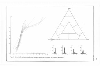 Argila

%

)

95

75

50

25
si/te

Areia

5
010

010

010

100

.

i

o

2

3

4

5

6

7

8

9

10

11

~

60

40

100

80

40

20

o

80
60

80~

010

100

100

20

~

GRANULOMÉTRICAS AMOSTRAS
DE
REPRESENTATIVAS TERRAÇOS
DE
MARINHOS.
Figura 16 - CARACTERIST/CAS

.

o

80

o

4

6

~

6.

'"
.::,
.~
;;;
.~
!':
..;
~

0'1
N

 