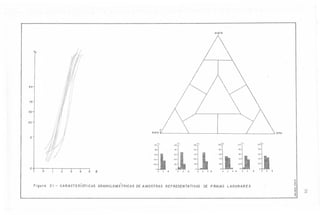 Argila

0/0

95

75
50

25
8
Areia

silte

I

5
/00

/00'/,

'/,
,oo

'/,

:]

40

I

o

Fi gu ro

2

21

-

40

20

4

5

t;

80
60

60-1

60
40

20

o

3

I

/00'/'

100]
80

80

80

110

o

'/,

2

4

o

2

.

o

CAR ACTE Ri STI CAS GRANULOM ÉTRICAS DE A MOSTRAS REPRESENTATIVAS

2

4

.

DE PRAIAS

4.

o

o

LAGUNAR E S

.

q

.~
!
.~
..
.~
'"
~

J
Ci

 