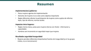 La gobernanza de los bosques y la participación de las mujeres indígenas