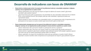 La gobernanza de los bosques y la participación de las mujeres indígenas